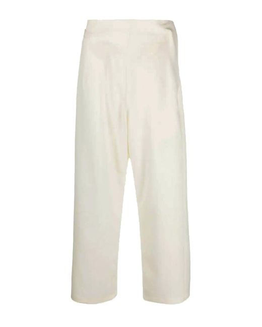 Y-3 Formal Pants in White | Lyst