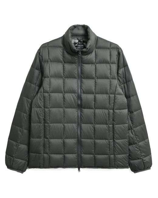Taion High Neck Down Jacket-dark Charcoal in Gray for Men | Lyst
