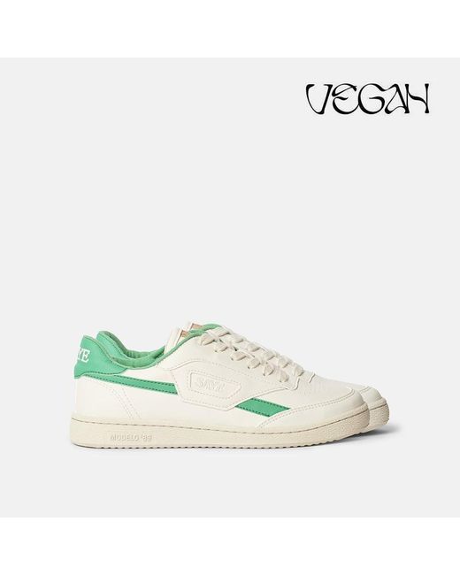 SAYE White | Modelo '89 Vegan Leather | Green