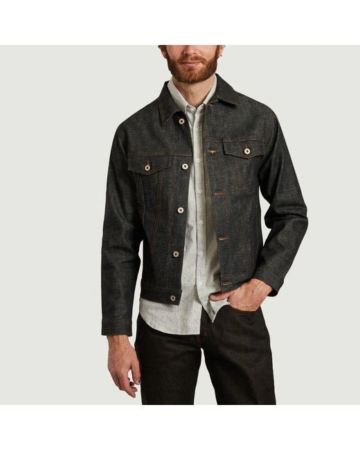 black selvedge denim jacket