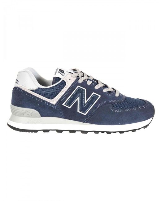 New Balance Suede Ml574egn Trainers in Blue for Men - Save 13% | Lyst