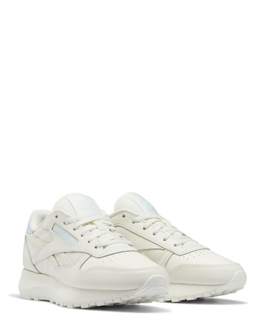 white classic leather reeboks