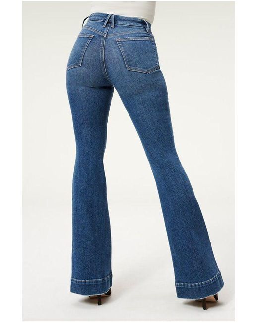 GOOD AMERICAN Denim Good Legs Flare In 