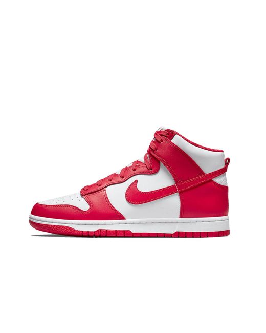 red dunks high top