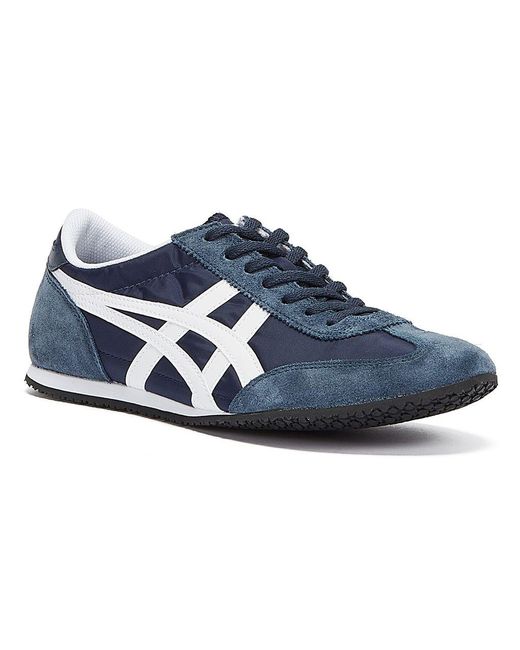 Onitsuka Tiger Machu Racer Midnight / White Trainers in Blue for Men | Lyst  Canada