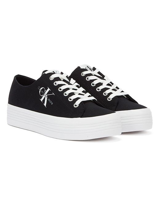 vulcanised flatform trainers