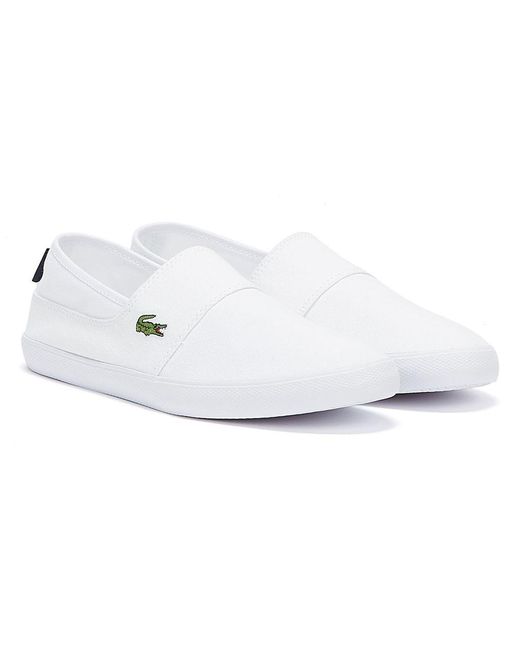 Lacoste Canvas Marice Shoes - White for Men - Save 35% - Lyst