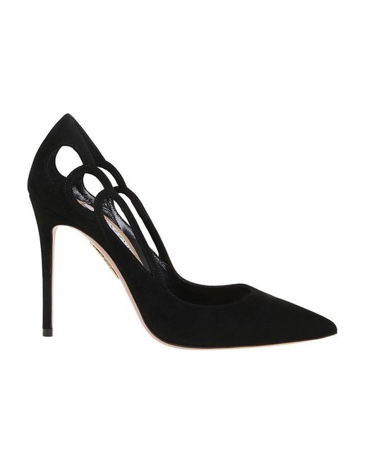 aquazzura black pumps