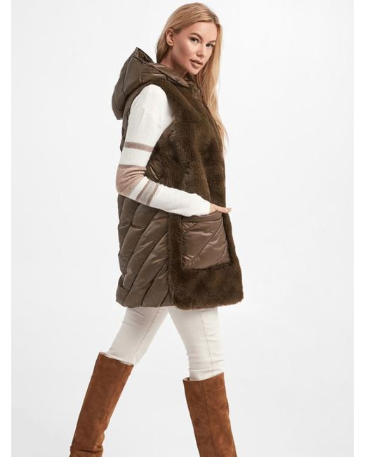 Marella Canter Faux Fur Gilet 645607252 