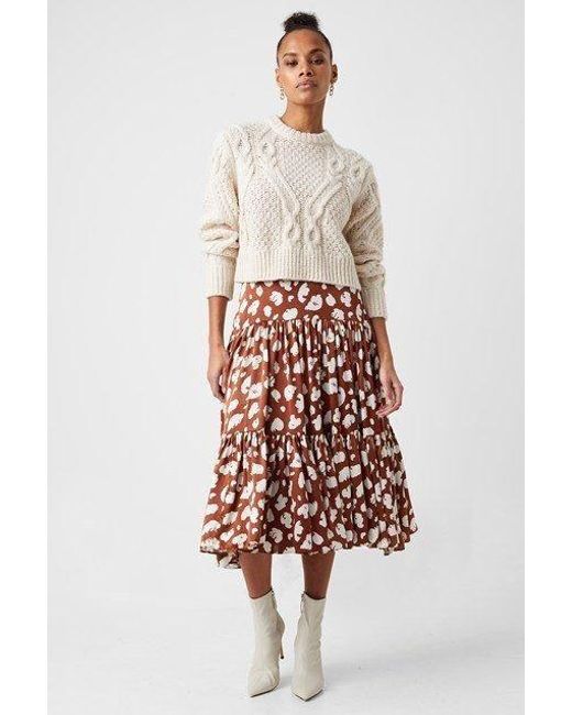 french connection cable knit sweater
