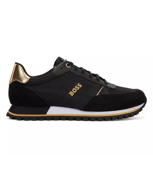 BOSS by HUGO BOSS Rubber Boss Parkour-l Runn Shoes in Gold,Black (Black)  for Men | Lyst