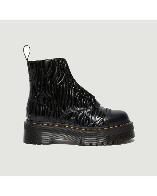 dr marten sinclair leather platform boots