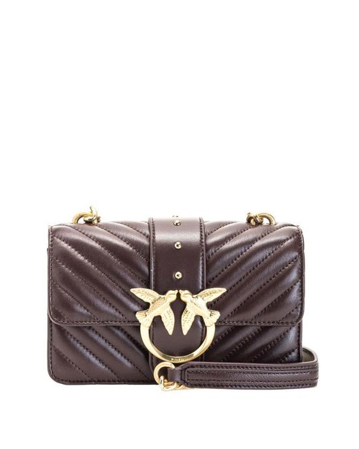 pinko mini love bag icon v quilt