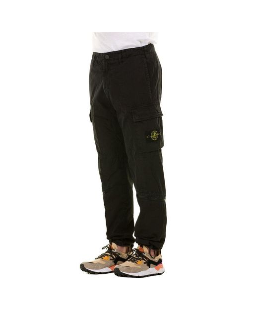 Stone Island Pantalone in Black for Men | Lyst Australia