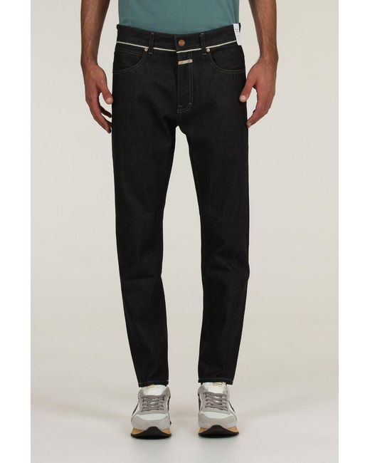 Closed Denim Indigo Jeans Regular Cropped With Cimosa Alive in Blue