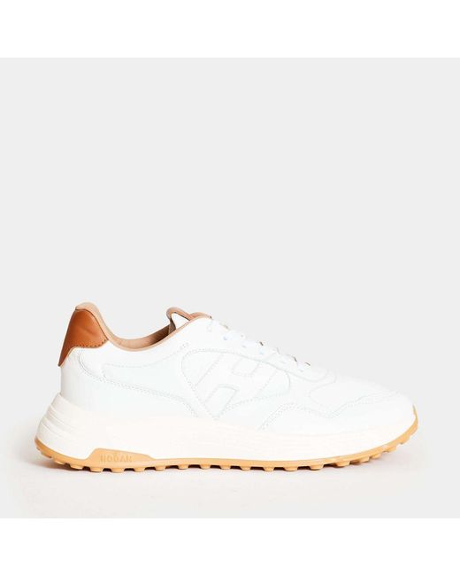 Hogan Sneakers H365 Uomo Pelle Bianca H Canaletto Prezzo 270,00