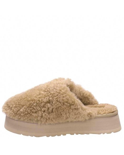 UGG Maxi Curly Platform in Natural | Lyst