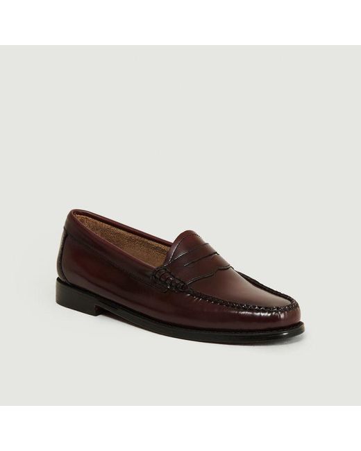 G.H. Bass & Co. Weejuns Whitney Loafers Wine Leather G.h.bass in Black -  Lyst