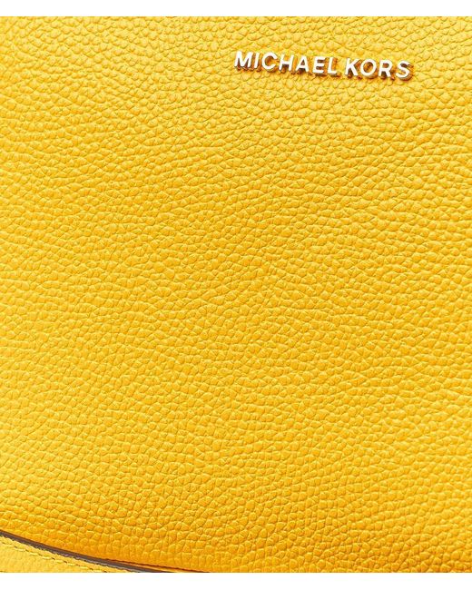 Michael Kors Crossbody Bag &quot;jet Set&quot; in Yellow - Lyst