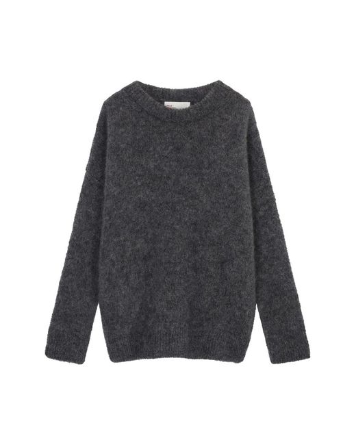 grey plain jumper