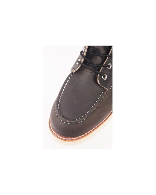 red wing moc toe charcoal