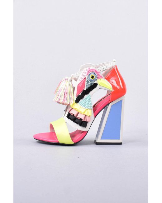 Kat Maconie Leather High Heel Sandals Model Aya - Lyst