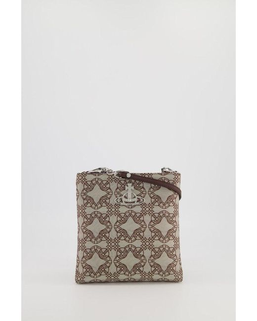 Vivienne Westwood Squire Square Crossbody Bag in Brown Lyst