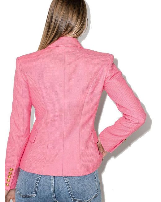 Pink cotton blazer Clearance