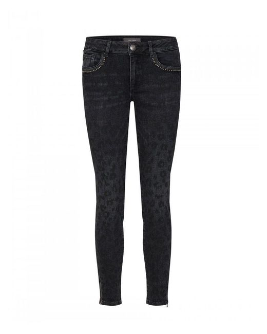 Mos Mosh Denim Victoria Cleo Jeans 25" in Black - Lyst