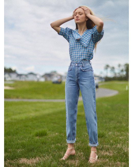 Agolde Ae Tapered High Rise baggy Jean 
