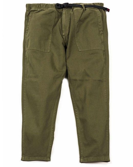 gramicci loose tapered pants olive