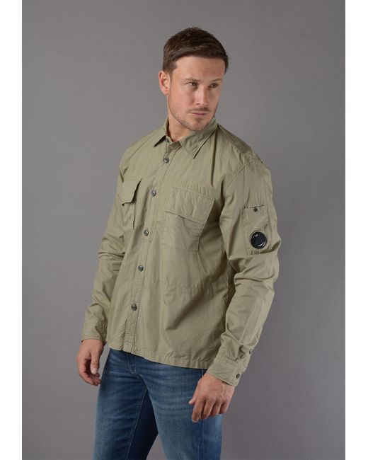 C.P. Company Cotton 283a Overshirt In 