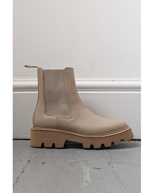 Grenson Milly Stone Leather Chelsea Boots in Grey Lyst Canada