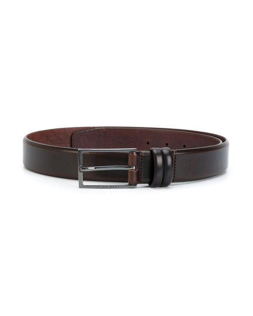 BOSS by HUGO BOSS Leather Carmello Belt in Brown,Black (Black) for Men ...
