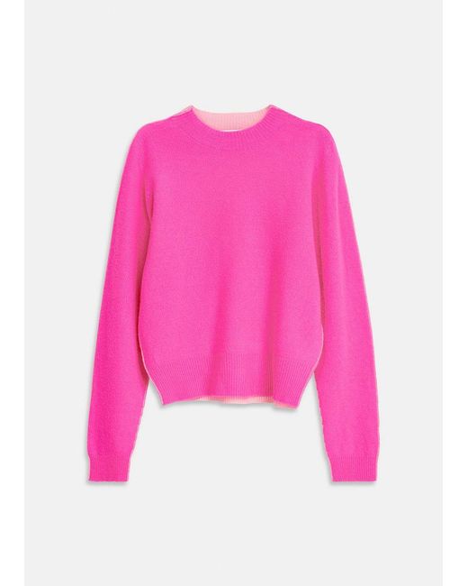 Essentiel Antwerp Antwerp Cama Merino-cashmere Knit Sweater in Pink | Lyst