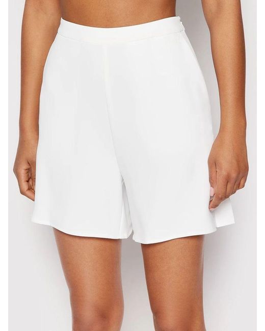 Calvin Klein Pantaloncini Donna in White | Lyst