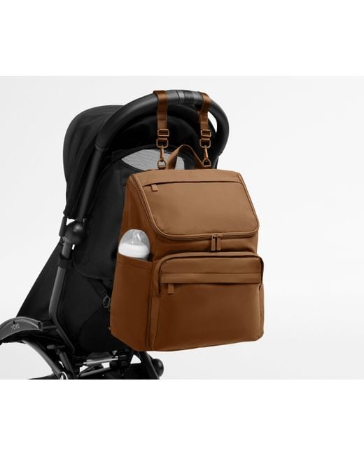 Away Travel Brown Featherlight Diaper Backpack