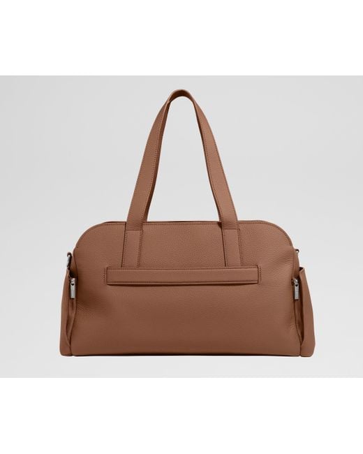 Away Travel Brown Leather Duffle