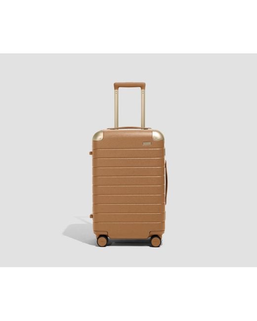 Away Travel Brown The Aluminum Edge Carry-On