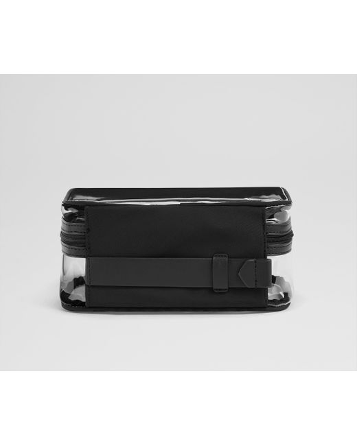 Away Travel Black Clear Toiletry Bag