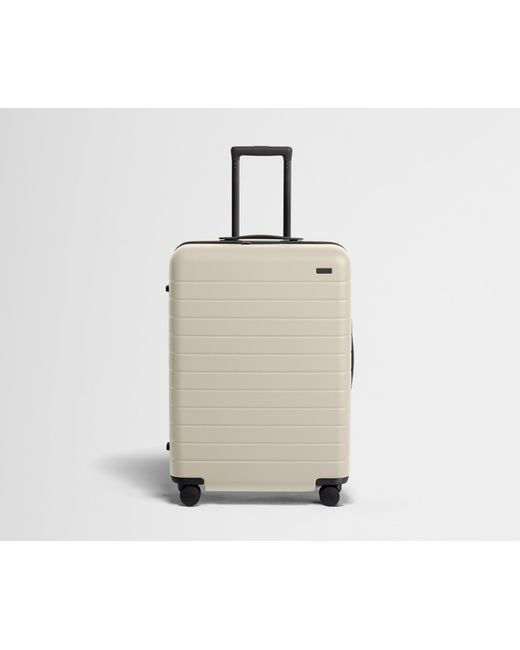 Away Travel Natural The Checked Suitcase