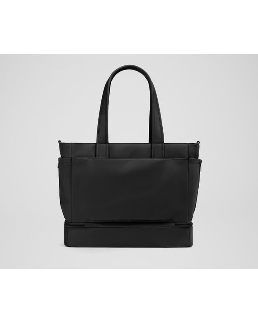 Away Travel Black The Double Diaper Tote