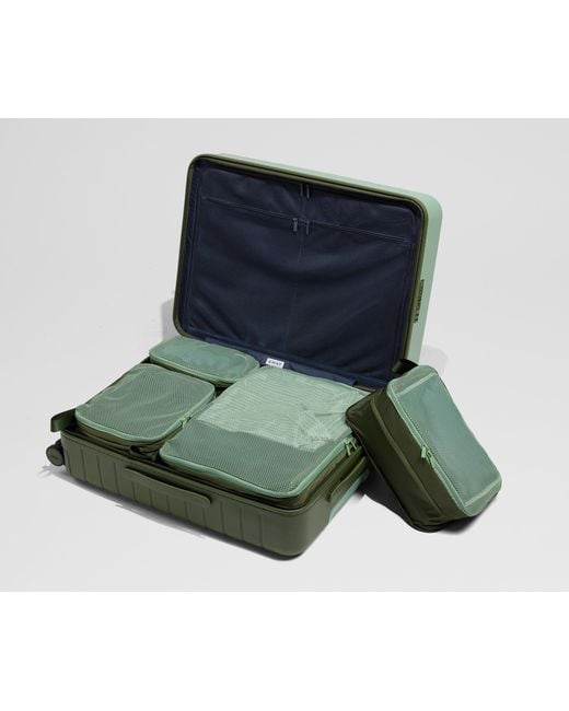 Away Travel Green Compression Packing Cubes