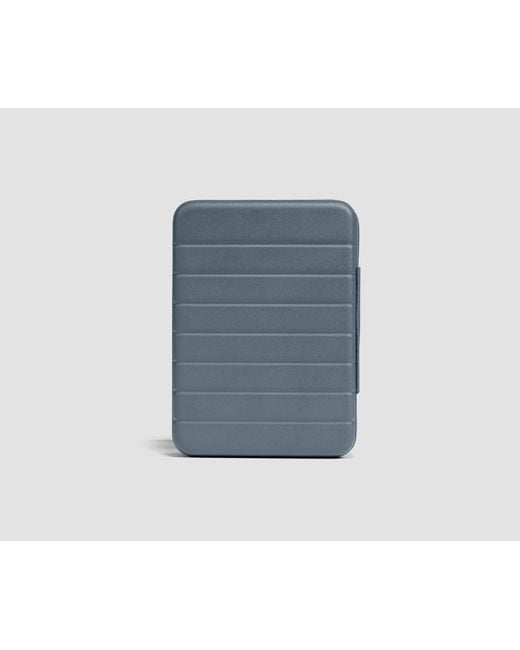 Away Travel Blue Medium Checked Suitcase Tech Case