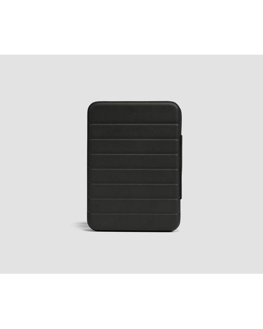 Away Travel Black Medium Checked Suitcase Tech Case
