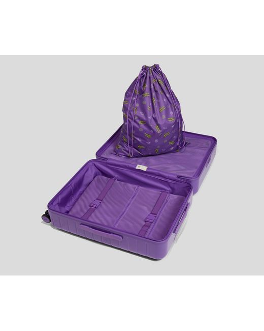 Away Travel Purple The Checked Suitcase