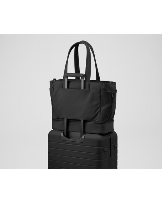 Away Travel Black The Double Diaper Tote