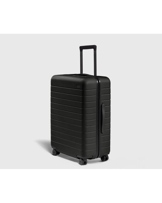Away Travel Black The Checked Suitcase