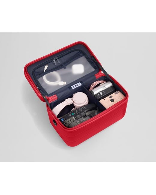 Away Travel Red The Train Case