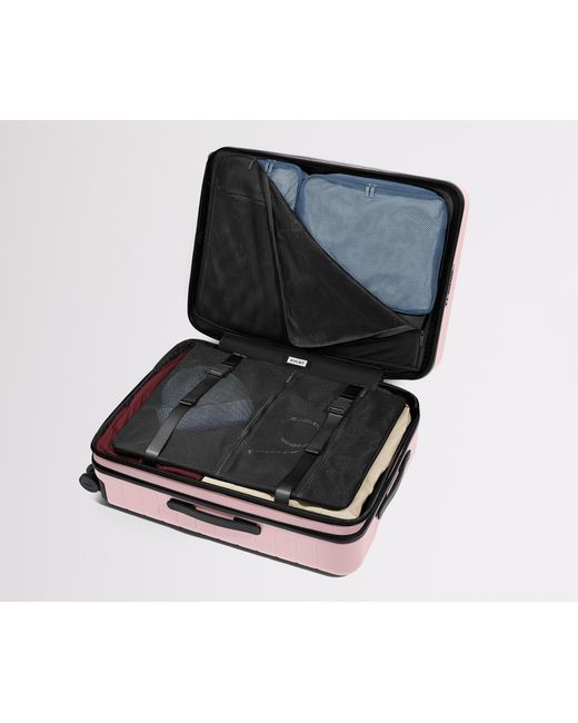 Away Travel Pink The Checked Flex Suitcase